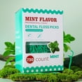 thumbnail image 4 of Mint Dental Floss Sticks - Convenient Disposable Oral Care, 4 of 9