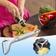 thumbnail image 1 of Stainless Steel Melon Peeling Knife Kitchen Gadget Vegetable Melon Fruit Slicing Fruit Peeler, 1 of 9