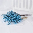 thumbnail image 6 of 8 Bundles Artificial Flowers Fake Babys Breath Flower Bulk Faux Gypsophila Bouquet Silk Floral for Home Kitchen Bedroom Festival Wedding Party Decor (Blue), 6 of 7