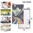 thumbnail image 6 of Yayeee 100% Cotton Hand Towels for Bathroom 16" x 28" Soft Absorbent Kitchen Towel, Evening Mountain Road, 6 of 7