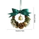 thumbnail image 3 of Adornos navideños, 1 colgante navideño con forma de campana y flor para puerta, con forma de piña y piña, para decorar el árbol de Navidad., 3 of 6