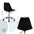 thumbnail image 3 of Silla de Oficina Mundo In Eames JM-55 Oslo Ejecutiva Negra Home Office, 3 of 11