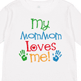 thumbnail image 4 of Inktastic MomMom Loves Me Childs Boys or Girls Long Sleeve Toddler T-Shirt, 4 of 5