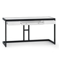 thumbnail image 2 of Simpli Home Erina Solid Acacia Wood 60" Desk in Distressed White, 2 of 12