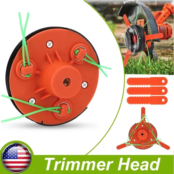 PURELY- Universal Replace Trimmer Head For Gas Electric Weedeater Weed Eater Garden Lawn