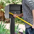 thumbnail image 3 of Mailbox Mail Boss 7506 con cierre de seguridad, tamaño grande, negro, 3 of 9