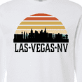 thumbnail image 4 of Inktastic Las Vegas Nevada Skyline Retro Long Sleeve T-Shirt, 4 of 5