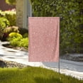 thumbnail image 4 of Wukai Rose Gold Pink Glitter Garden Flags Double Sided Welcome Garden Yard House Flags Outside Outdoor House (Only Flag), 4 of 8