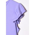 thumbnail image 7 of Lilac Flutter Sleeve Midi Dress, 7 of 7