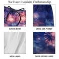 thumbnail image 4 of luoweisi Men's Beach Shorts Quick Dry Swim Trunks with Mesh Lining Fireworks L, 4 of 5