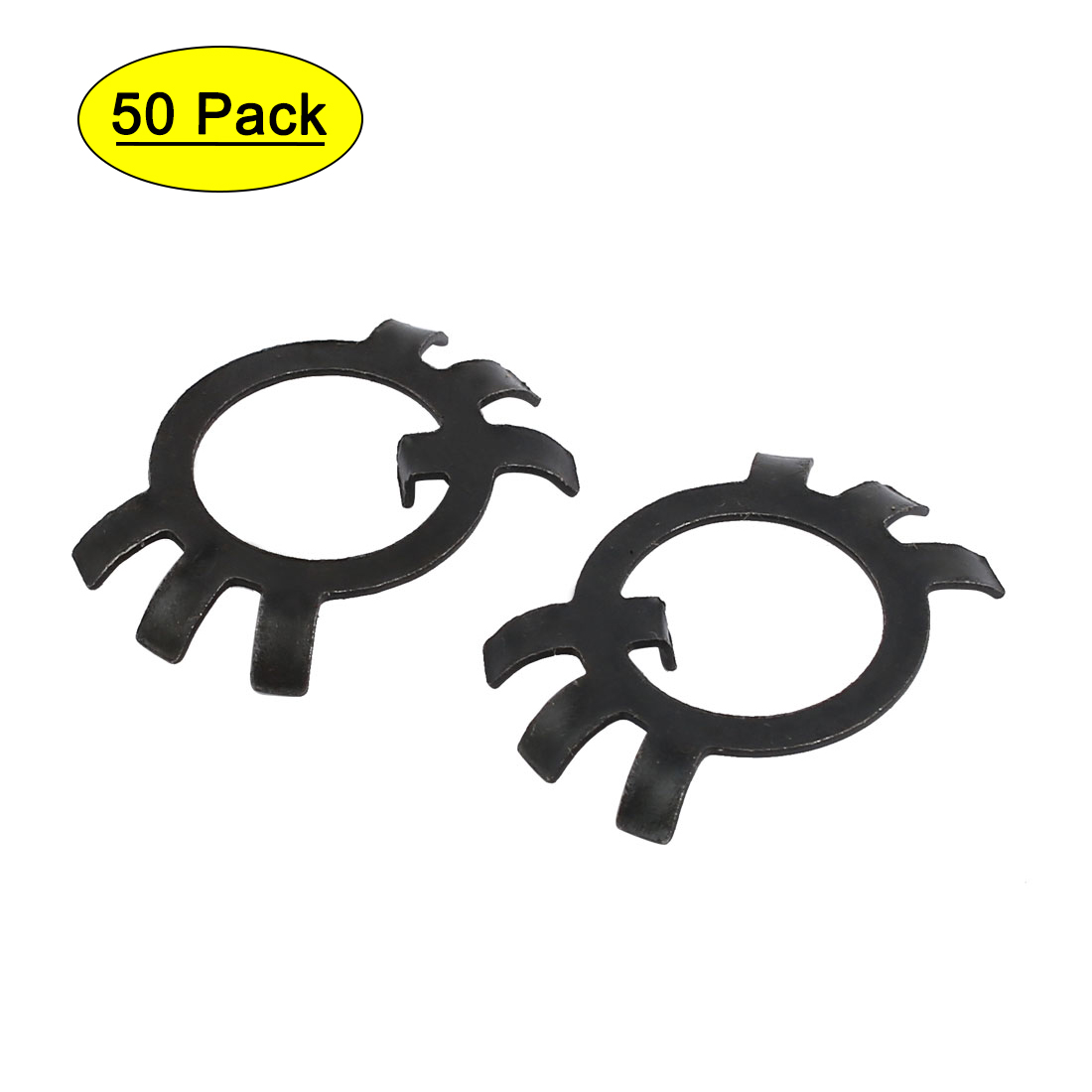 50pcs M14 Carbon Steel External Locking Tab Spindle Washer for Round Slotted Nut