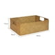thumbnail image 2 of Almacenamiento De Algas Hecha A Mano, Caja De Almacenamiento Tejida Con Asa Para El Hogar, La Cocina Y La Oficina Scienceny HA040778-03, 2 of 6