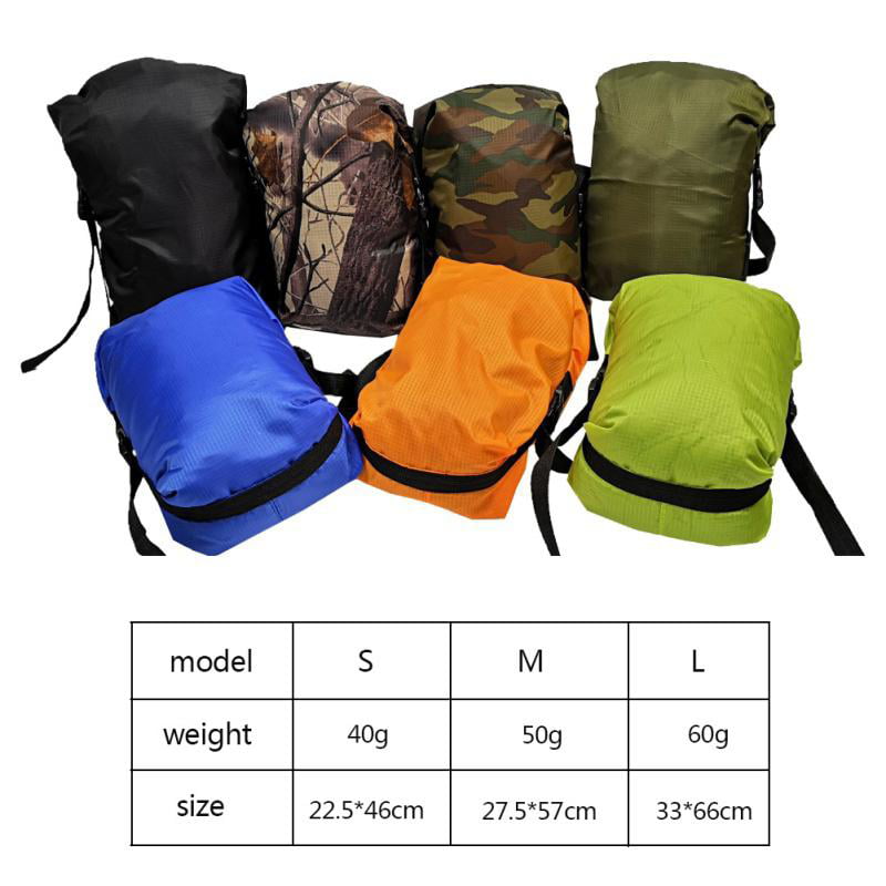 Waterproof Compression Stuff Sack Outdoor Hiking Camping Storage Bags E3J8