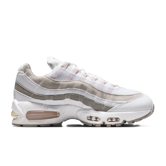 Women's Nike Air Max 95 White/Silt Red-Light Charcoal (IB6396 102) - 7.5