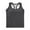 XNG1-Dark Gray, variant on Cropped Tank Tops for Women Bulit in Bra Racerback Sleeveless Scoop Neck Camisole Tops Running Gym Yoga Shirts
