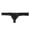 Black, variant on Men's Sheer Mesh Thongs Solid Color Transparent Backless Breathable Comfort Underwear