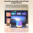 thumbnail image 3 of Microphone Karaoke Machine Mini Wireless Microphone and Speaker Set with 2 Microphone Home KTV Set LED Color Light Handheld Mic Portable Karaoke Speaker Gifts for Birthday Party, 3 of 7