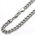 thumbnail image 2 of 9mm Stainless Steel Chain Necklaces Cuban Link Curb Chain ( Available Length 20",24",30"), 2 of 2