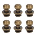 thumbnail image 2 of Perno de botón superficie brillante resistente y duradera 9x8 mm 200 juegos de remaches de tornillo para bolsa Amonsee Otros, 2 of 8