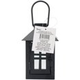 thumbnail image 1 of Black Metal Lantern 1/Pkg-3"X3"X5.5", 1 of 1