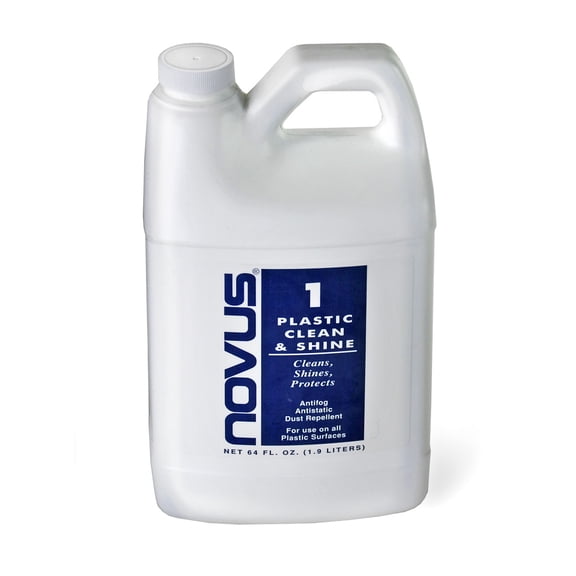 Blue Label. 64oz. Plastic Clean & Shine