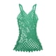 thumbnail image 1 of Vestido ceñido con Lentejuelas Sunnimix para mujer con cuello en V verde, 1 of 8