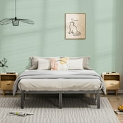 Beddle Queen Bed Frame,Metal Platform Bed Frame,No Box Spring Needed,Quiet & Sturdy