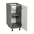 thumbnail image 2 of 6" Base Cabinet High Single Door with White Gloss door, 2 of 3