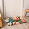 thumbnail image 6 of Peach Polyester Non-Slip Machine Washable Chair Mats Floor Mat Area Rug Set, 6 of 6