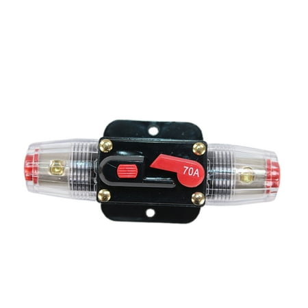 Manual Reset Johnson Controls - CAR AUDIO 70 AMP CIRCUIT BREAKER MANUAL RESET SWITCH AGU FUSE HOLDER STYLE