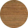 thumbnail image 1 of Ahgly Tapis Rond Abstrait Intérieur Brun Cannelle, 5 Pieds Rond, 1 of 6