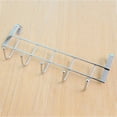 GOPERLLE Stainless Steel 5 Hooks Clothes Door Bathroom Hanger hanging ...