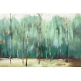 thumbnail image 2 of Pearce, Allison 24x17 White Modern Wood Framed Museum Art Print Titled - Teal Forest, 2 of 4