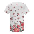 thumbnail image 5 of Camisa de manga corta con botones estampados de moda informal para mujer Fridja hjk1531, 5 of 5