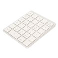 thumbnail image 1 of USB Numeric Keypad, 28 Keys USB Rechargeable Wired BT Cordless Number Pads, Thin Number Keypad Keyboard for Laptop PC Computer, 1 of 8