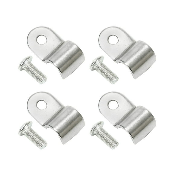 SUPERFASTRACING 8 Pcs Pince de Ligne de Frein en Acier Inoxydable 3/8 Pouces & Vis Tige de Rue Buggy Personnalisé