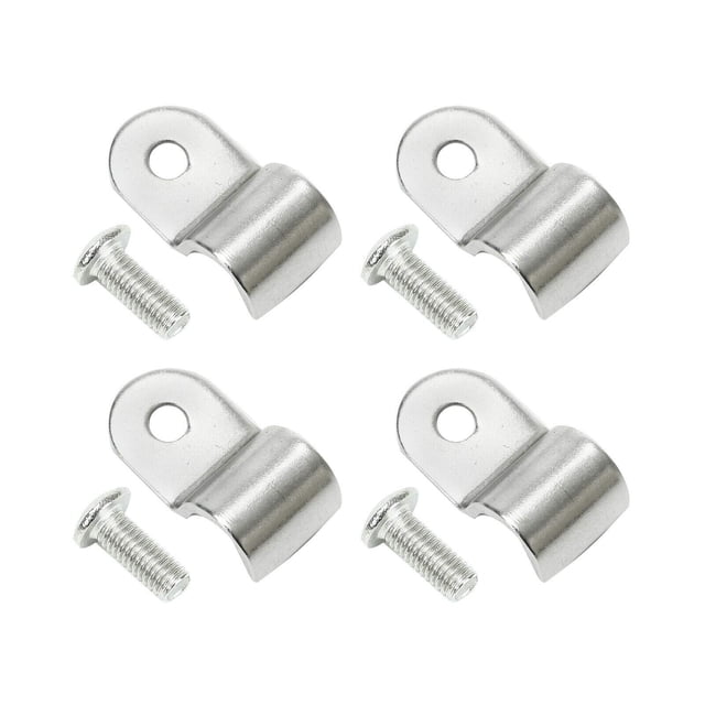 SUPERFASTRACING 8 Pcs Pince de Ligne de Frein en Acier Inoxydable 3/8 Pouces & Vis Tige de Rue Buggy Personnalisé