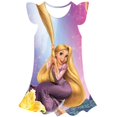 thumbnail image 1 of Año 2023, vestidos de niñas de Disney, ropa de princesa para niños, vestido de princesa Bella con estampado 3D de dibujos animados de Bella, moda de verano, 1-10 year4T Gao Jinjia LED, 1 of 2