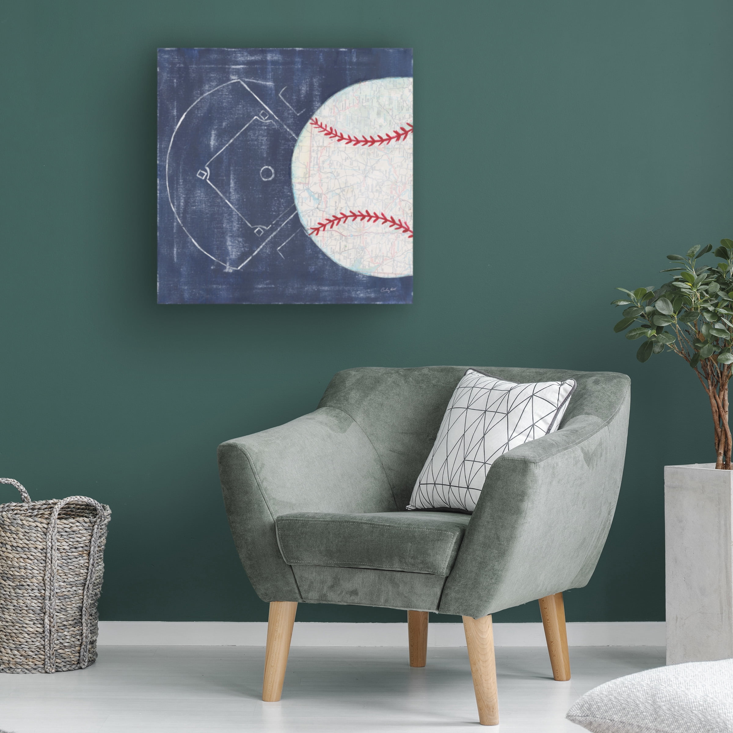 Courtney Prahl 'On the Field III' Canvas Art
