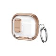 thumbnail image 4 of Durable Case for AirPods 4, HD Clear & Contrast Color Design Shockproof Cover for AirPods 4th Generation 2024 with Switch and Carabiner, 4 of 5