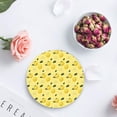 thumbnail image 4 of FMSHPON Lemon Set of 6 Round Coaster for Drinks, Absorbent Ceramic Stone Coasters Cup Mat with Cork Base for Home Kitchen Room Coffee Table Bar Decor, 4 of 6