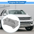 thumbnail image 2 of Enfriador de aceite de motor compatible para Volkswagen Beetle Eos Golf GTI Passat tono plateado de aleación de aluminio, 2 of 6