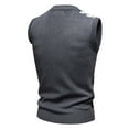 thumbnail image 3 of AnuYalue Men's Argyle Sweater Vests Classic V-Neck Sleeveless Pullover Knitwear Winter Casual Lightweight Knit Sweaters, 3 of 3