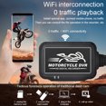 thumbnail image 2 of Unatoiry Motorcycle Camera WiFi USB Power Waterproof Loop Recording Parking Sensor Memory Card Camcorder Motorcycling Recorder, 2 of 6