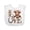 AA-White, variant on Inktastic Cute Highland Cow Love Floral Boys or Girls Baby Bib