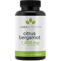 Luma Nutrition Citrus Bergamot 1000mg - Citrus Bergamot Supplement - Made in The USA - Veteran Owned - 60 Capsules