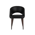 thumbnail image 1 of Take Me Home Executive Armless Dining Chair – Mid-Century Style with Premium PU Leather Upholstery and Sturdy Walnut Legs, Perfect for Modern Dining Spaces", 1 of 4