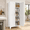 White 70.8", variant on Homy Casa 70.8" Black Tall Storage Cabinet with 4 Adjustable Shelves for Kitchen, Pantry Cupboard
