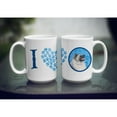 thumbnail image 3 of Blue Keeshond Coffee Mug 15 oz, 3 of 5