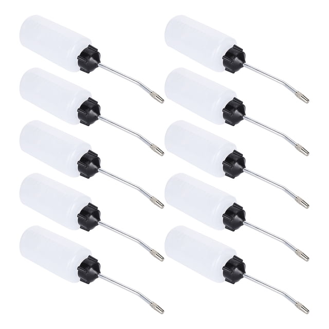 Olla de aceite de costura de 10 piezas dispensador de aceite de máquina de coser de plástico de 120 ml salas de máquinas de coser con diseño de oleoducto para industrias de ANGGREK Otros